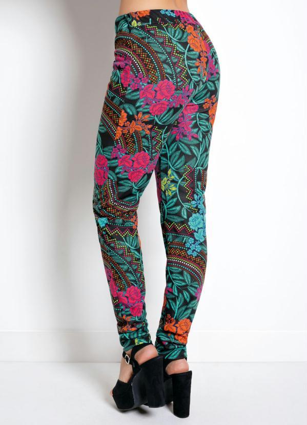 Moda Pop - Calça Jogger Estampada com Amarração 6