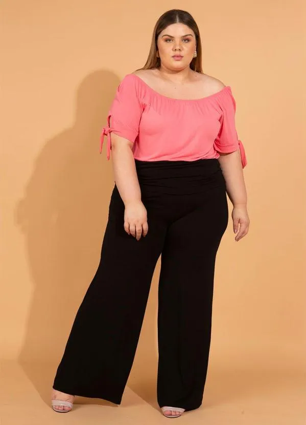 bonprix - Calça Pantalona Preta 7