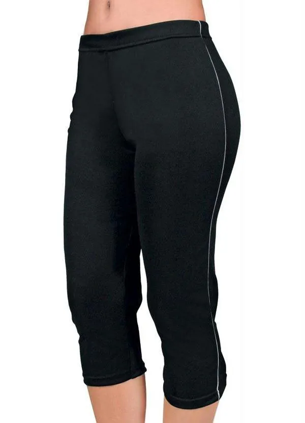 Moda Pop - Calça Corsário em Helanca Preta