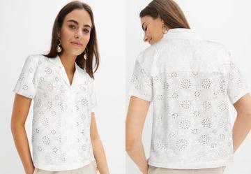 Blusa Branca em Laise