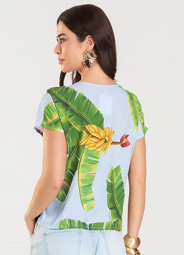 Select - Blusa Feminina Estampada Verde 2