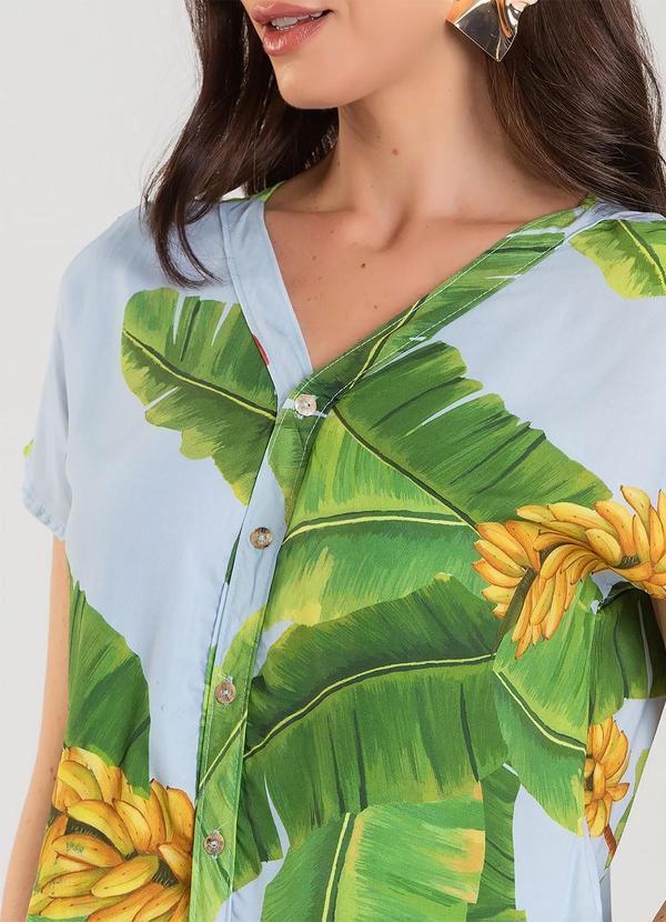 Select - Blusa Feminina Estampada Verde 5