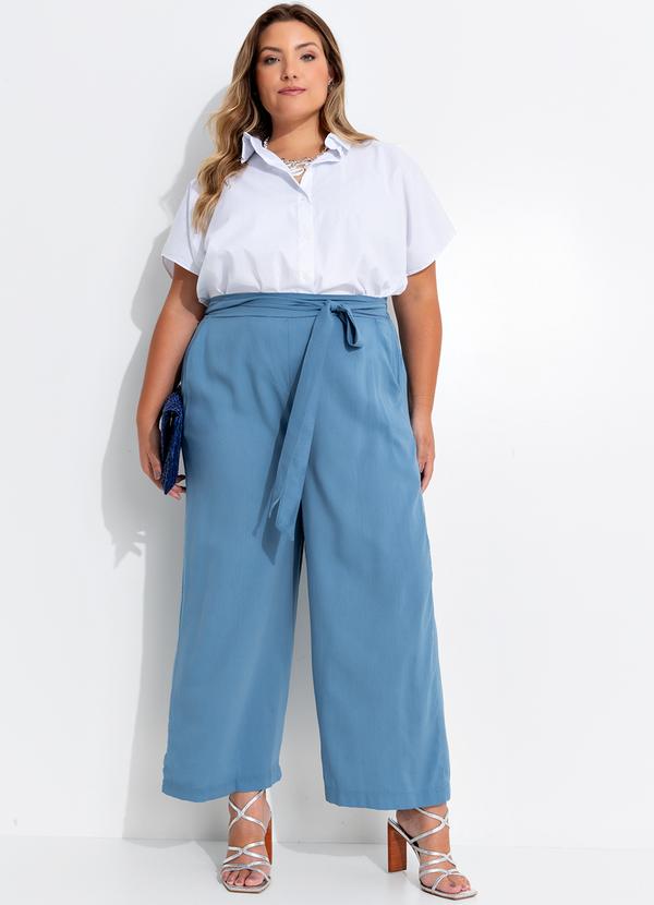 Quintess - Blusa Off White em Tricoline 12