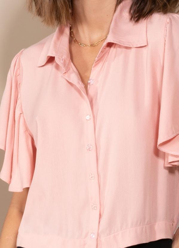 Quintess - Blusa Rosê em Viscose Plana Sarjada 6