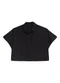 Enfim - Camisa Ampla em Crepe Bordô - variação: Preto