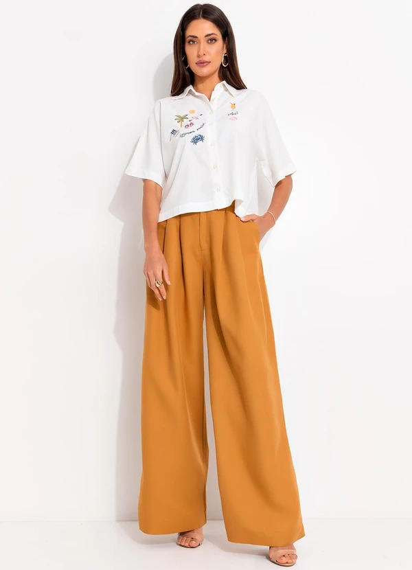 Colcci - Camisa Bordada Off White 3