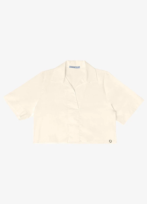 Endless - Camisa Cropped Bege 3