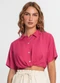 Endless - Camisa Cropped Feminina Azul - variação: Rosa