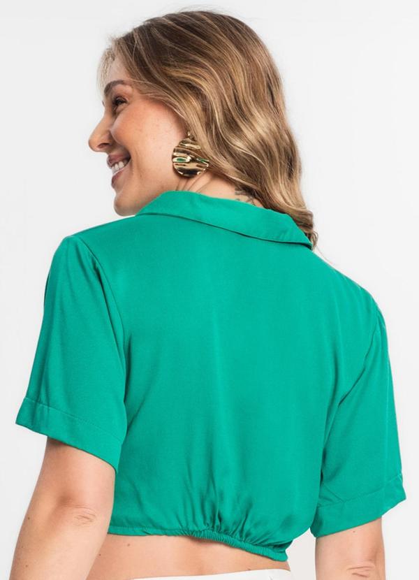 Endless - Camisa Cropped Feminina Verde 2
