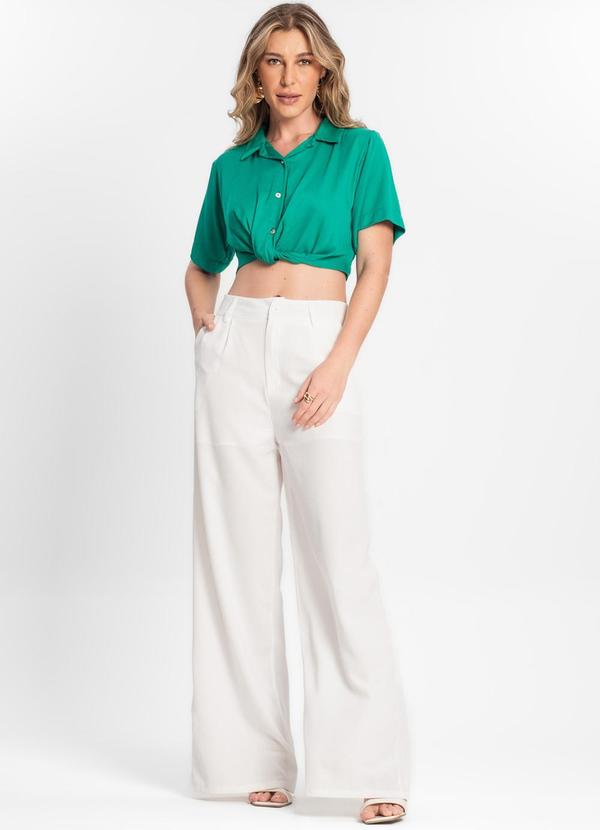 Endless - Camisa Cropped Feminina Verde 3