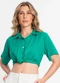 Endless - Camisa Cropped Feminina Azul - variação: Verde