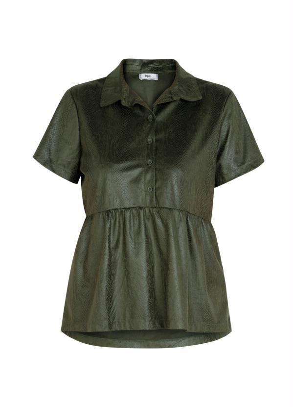 bonprix - Camisa de Suéde Animal Print Cobra Verde 8