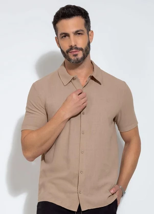 Exco - Camisa em Algodão Marrom - EXCO