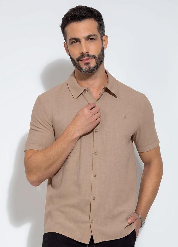 Exco - Camisa em Algodão Marrom