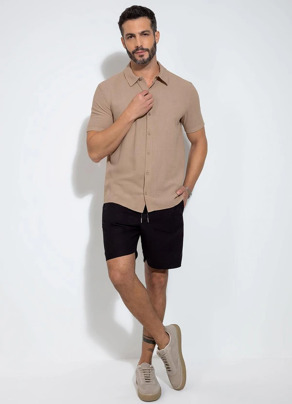 Exco - Camisa em Algodão Marrom 2