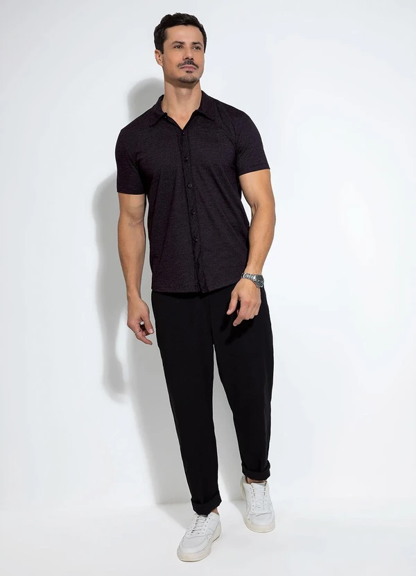 Exco - Camisa em Malha Preto 2