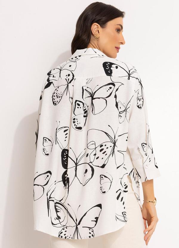 Farm - Camisa em Viscolinho Off White 2