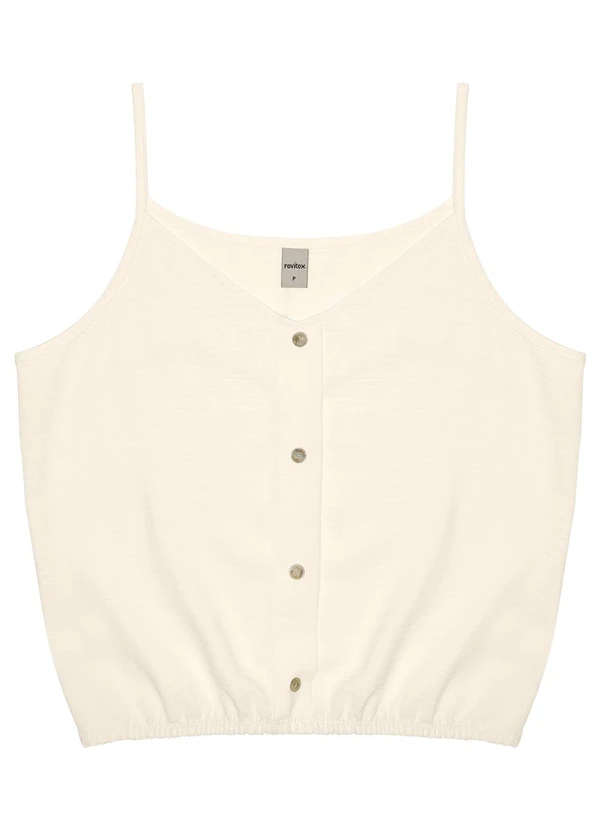Rovitex - Camisa Feminina com Botões em Air Flow Bege 4