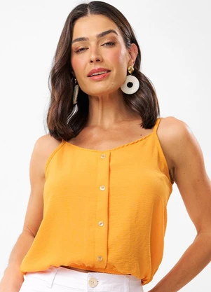 Rovitex - Camisa Feminina com Botões em Air Flow Marrom - ROVITEX