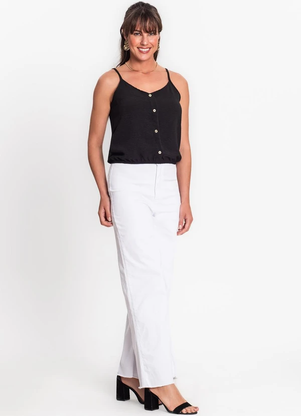 Rovitex - Camisa Feminina com Botões em Air Flow Preto 3