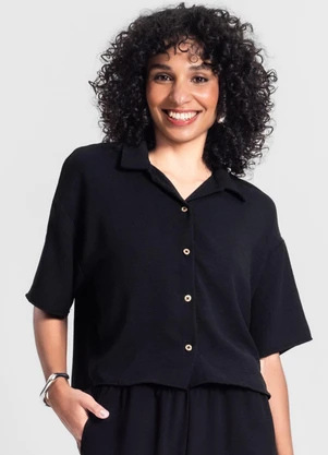 Rovitex - Camisa Feminina em Air Flow Preto - ROVITEX