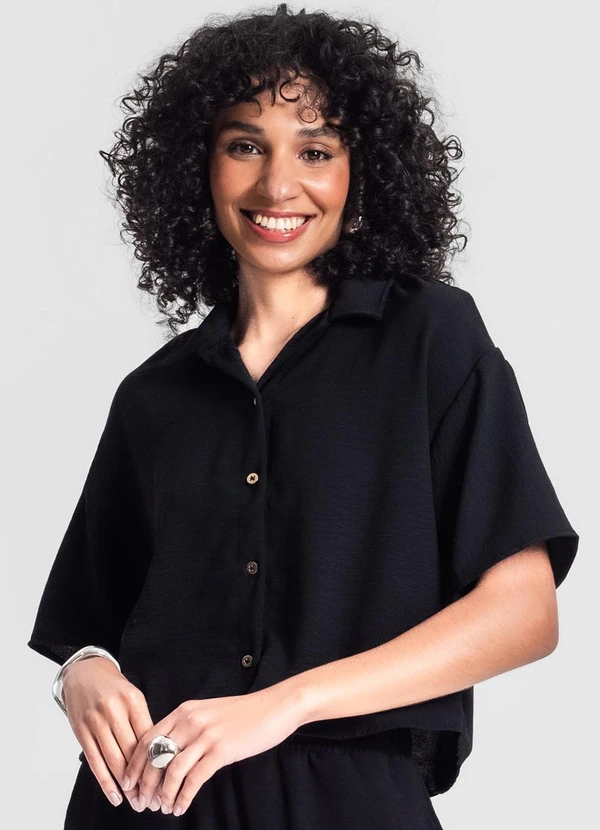 Rovitex - Camisa Feminina em Air Flow Preto 4