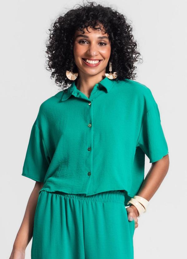 Rovitex - Camisa Feminina em Air Flow Verde