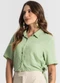 Endless - Camisa Feminina Gola Dupla Verde - variação: Verde