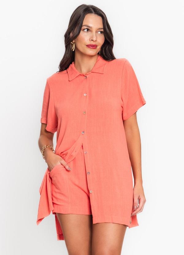 Endless - Camisa Feminina Linho Strong Rosa