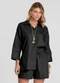 Dianna - Camisa Feminina Manga 7/8 Preto - variação: Preto