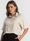 Endless - Camisa Feminina Manga Curta Preto - variação: Bege