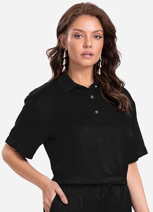 Endless - Camisa Feminina Manga Curta Preto - ENDLESS