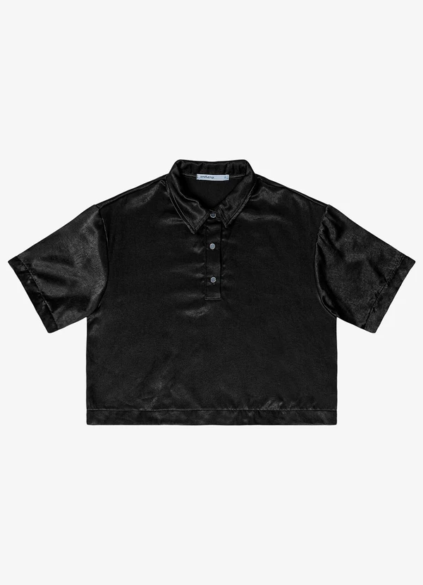 Endless - Camisa Feminina Manga Curta Preto 3