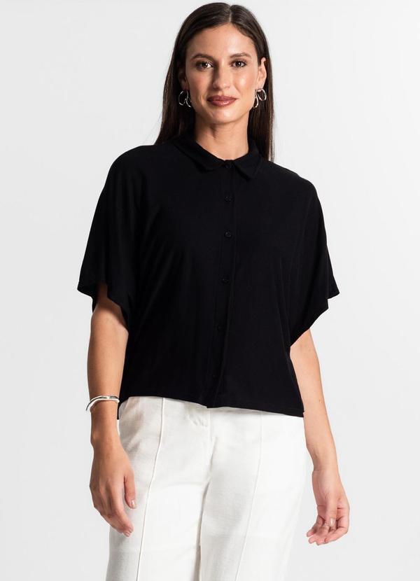 Rovitex - Camisa Feminina Preto 3