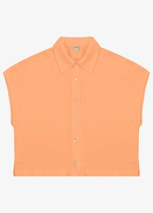 Rovitex - Camisa Feminina Viscose Laranja - ROVITEX