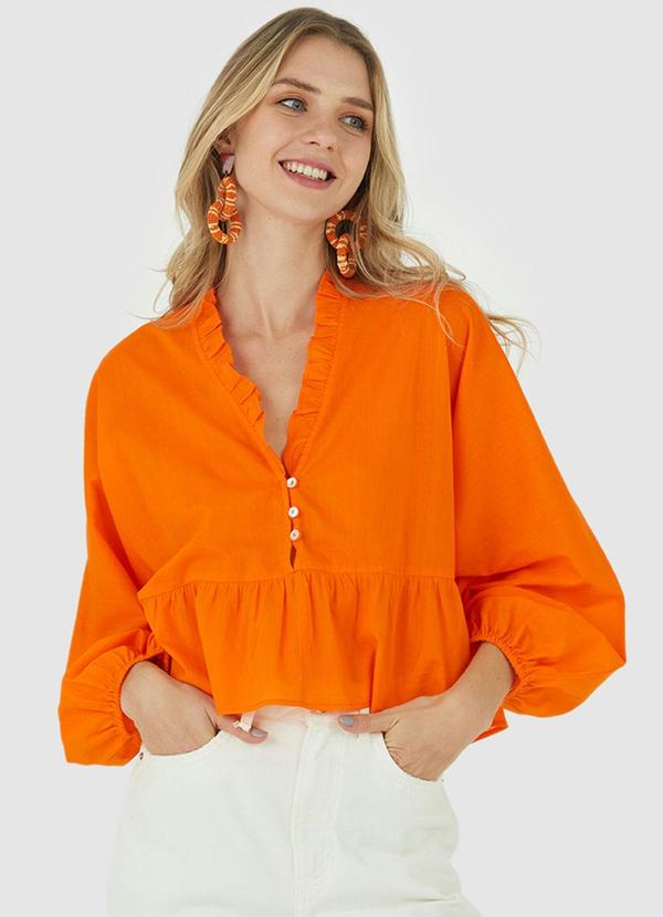 Malwee - Camisa Laranja