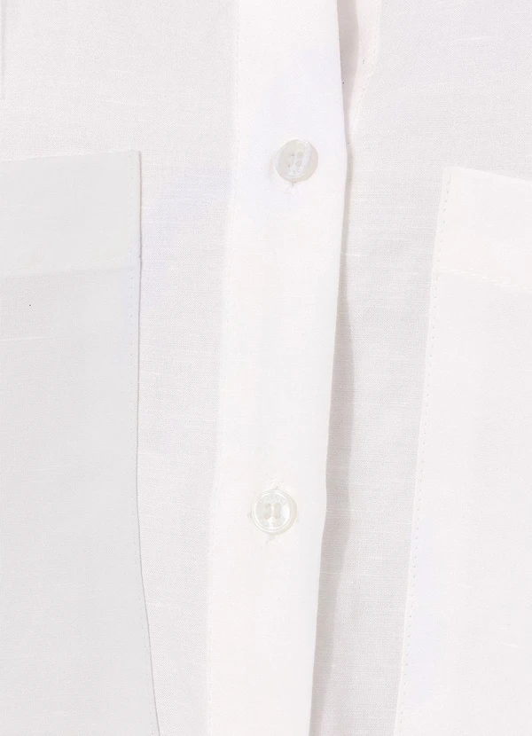 Colcci - Camisa Linho Off White 8