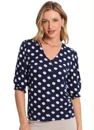 Endless - Camisa Manga 3/4 Azul - ENDLESS