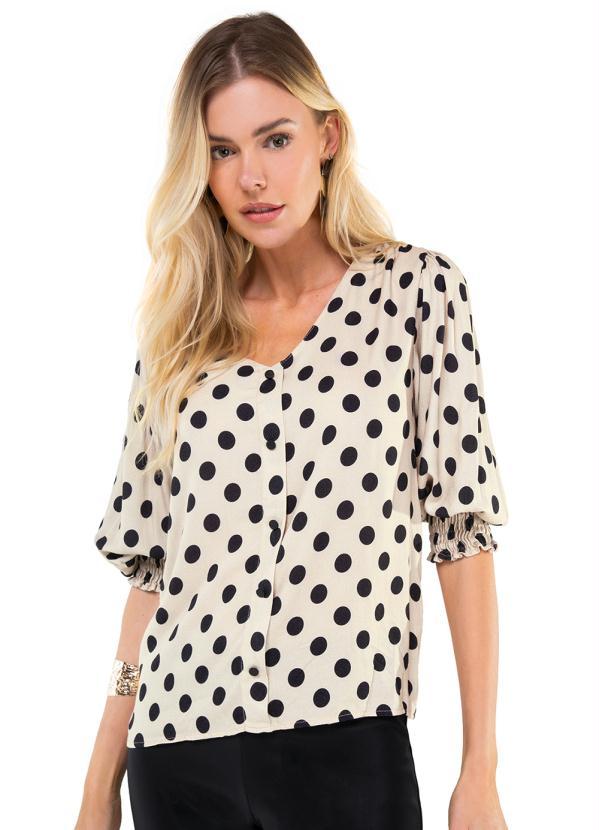 Endless - Camisa Manga 3/4 Bege