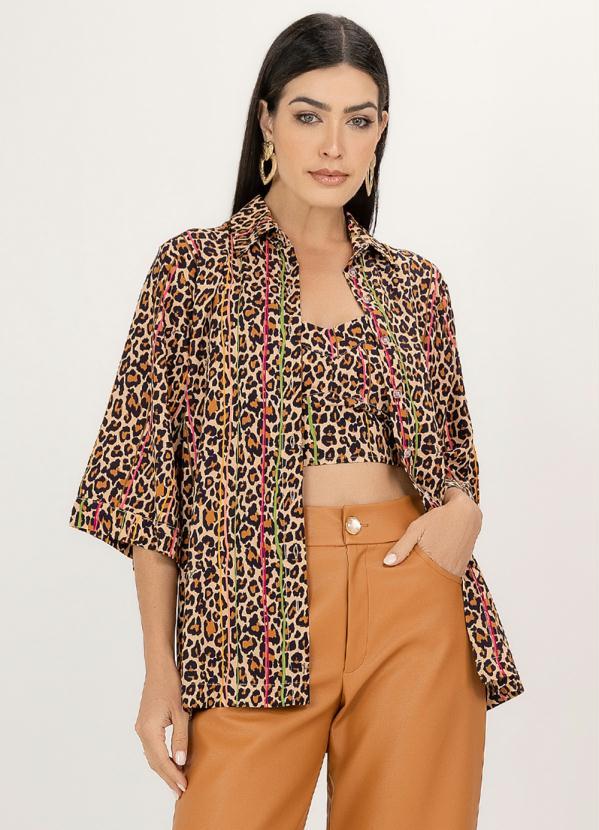 Angel - Camisa Manga Curta Estampado