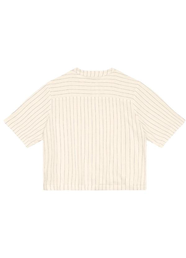 Secret Glam - Camisa Manga Curta Plus Size Bege 4