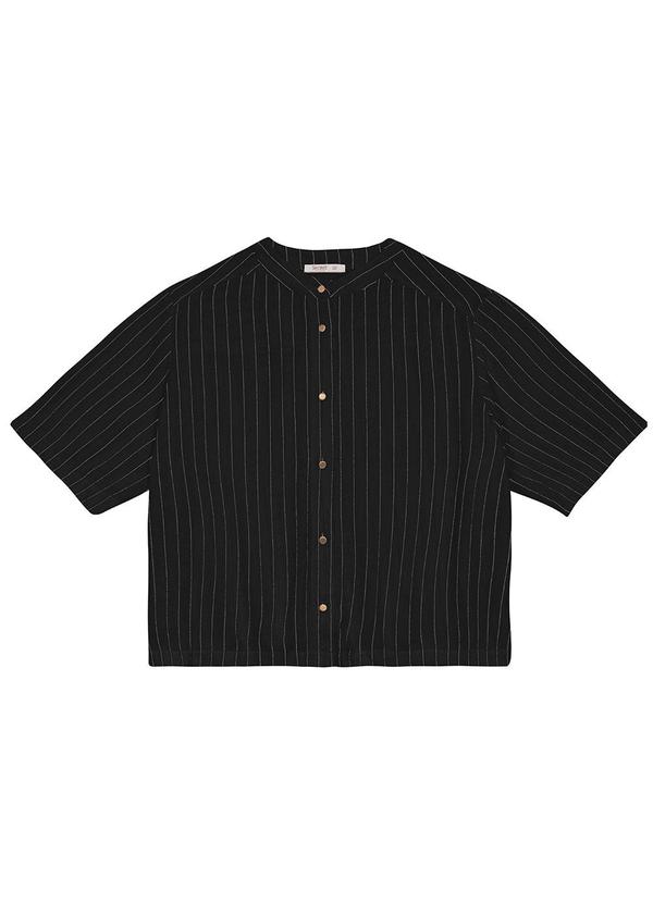 Secret Glam - Camisa Manga Curta Plus Size Preto