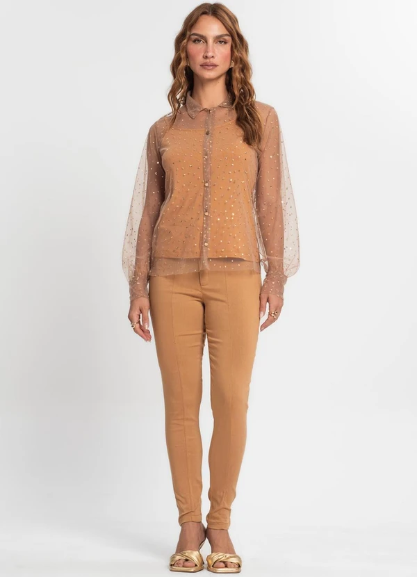 Endless - Camisa Manga Longa com Blusa de Alça Amarelo 3