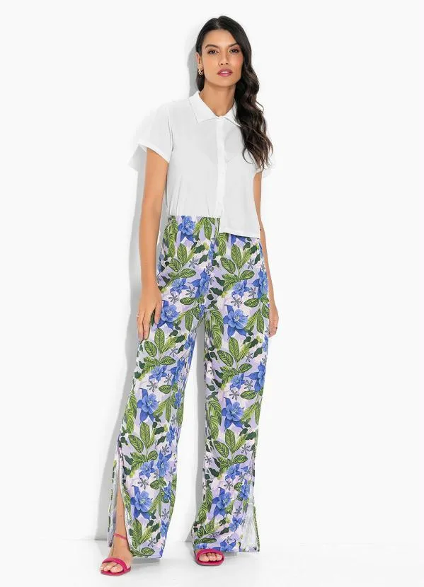 Moda Pop - Camisa Off White com Ombro Deslocado 4