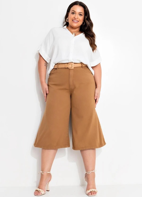 Quintess - Camisa Off White em Viscose Plana 15