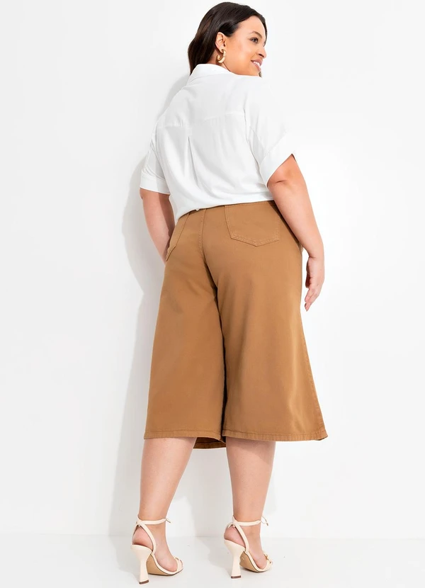 Quintess - Camisa Off White em Viscose Plana 16