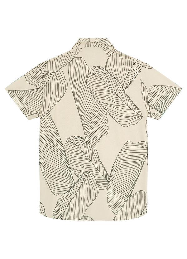 Malwee - Camisa Off White Feminina Folhagens 2