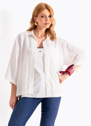 Colcci - Camisa Off White - COLCCI