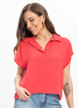 Endless - Camisa Polo Feminina Laranja - ENDLESS