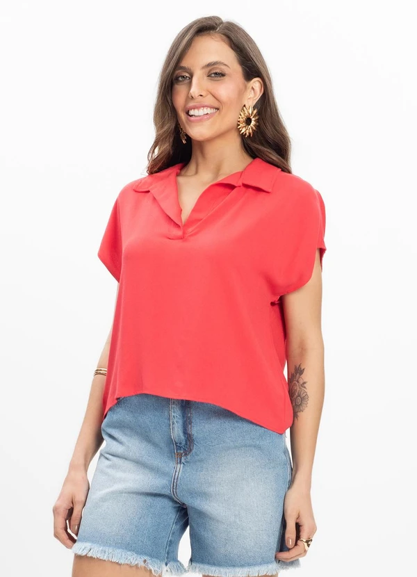 Endless - Camisa Polo Feminina Laranja 4